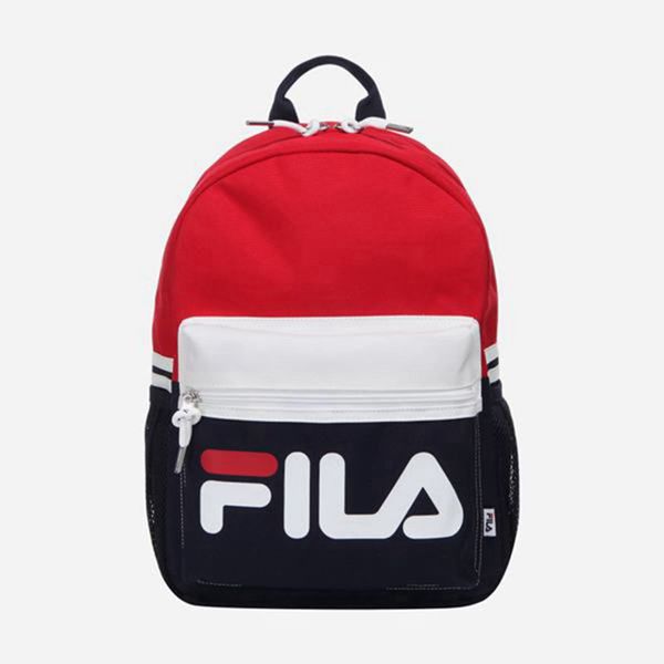 fila backpack red white blue