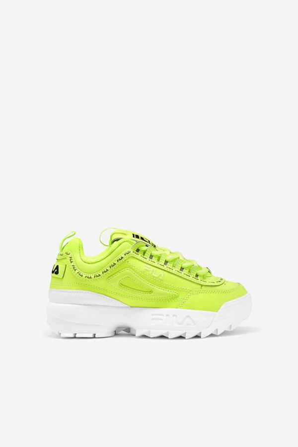 fila yellow disruptor ii premium repeat trainers