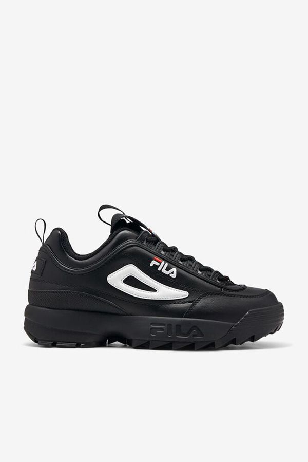 Fila White & Navy Disruptor Ii Premium Repeat Trainers Sale ...