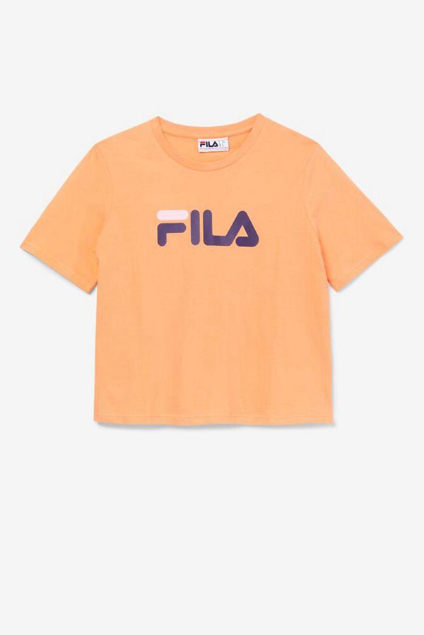 peach fila shirt